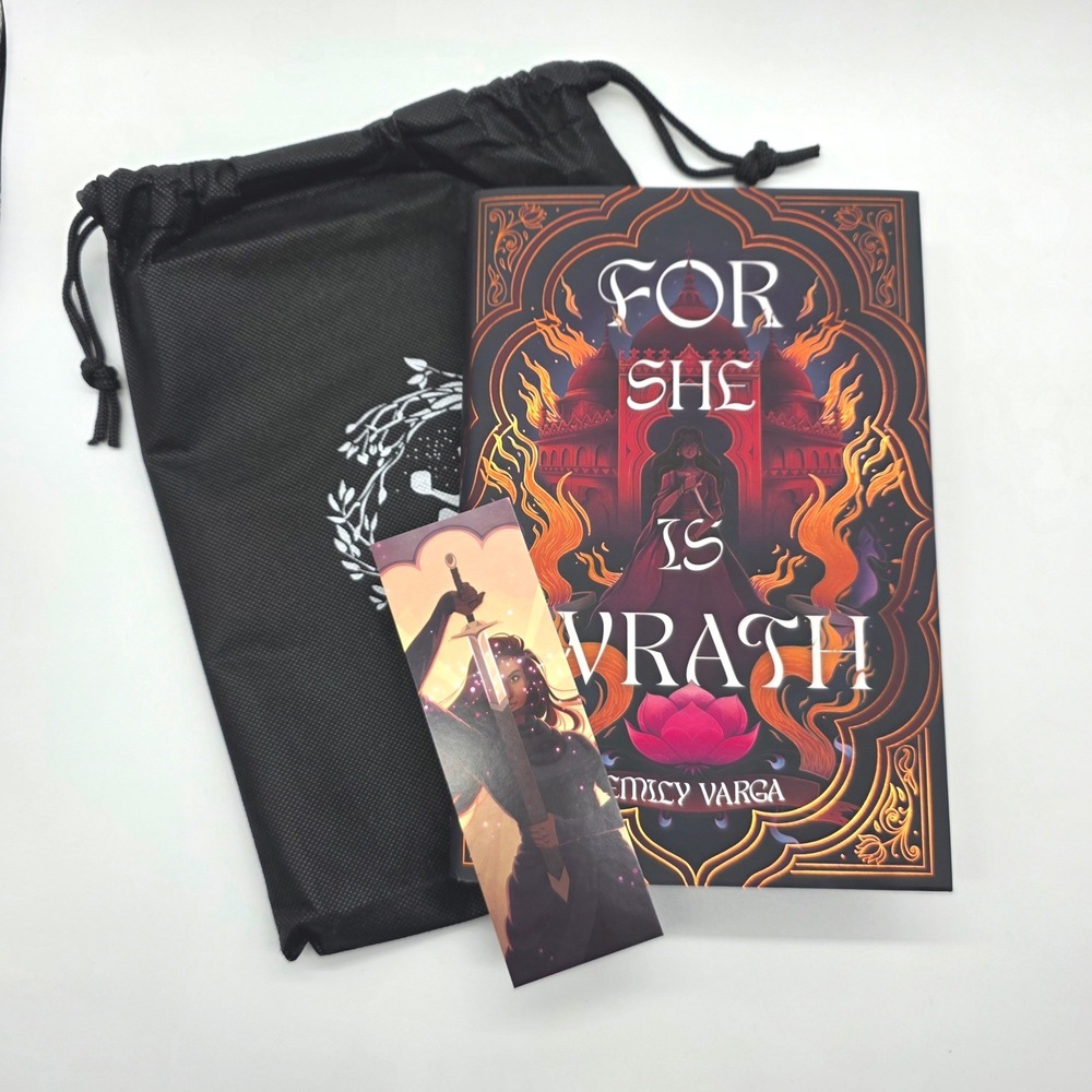 For She Is Wrath Emily‎ Varga Exclusive Edition Digitally Signed FairyLoot Book